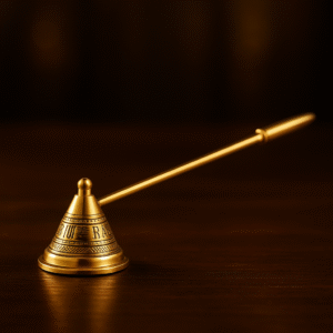 Handcrafted Brass Candle Snuffer – Pharaonic Design