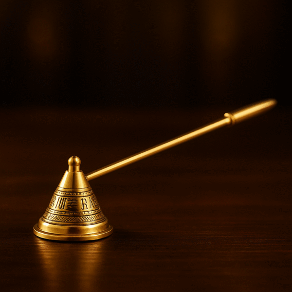 Handcrafted Brass Candle Snuffer – Pharaonic Design