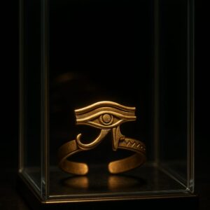 Handmade Pharaonic Copper Ring – Eye of Horus & Ancient Symbols