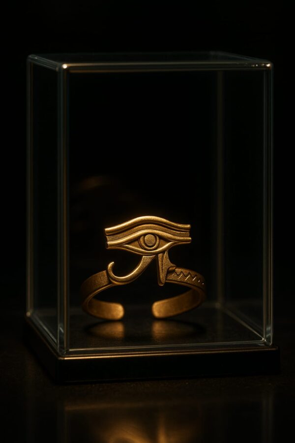 Handmade Pharaonic Copper Ring – Eye of Horus & Ancient Symbols
